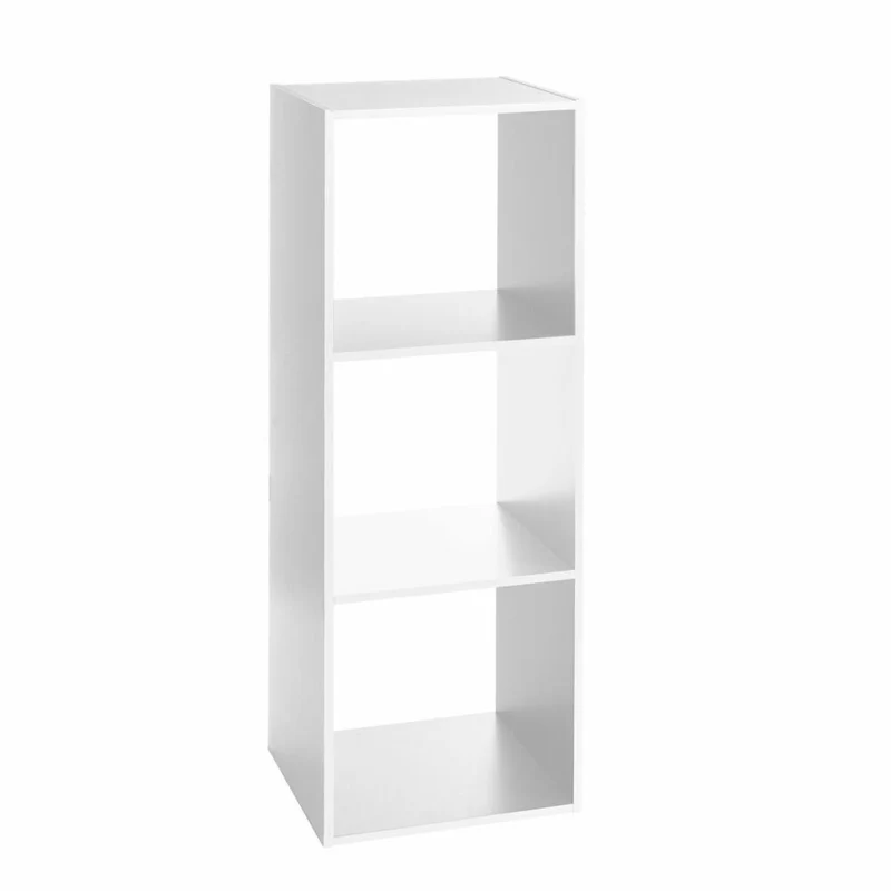 5five Simply Smart Regal Mix N Modul 3x1, Holzspahn, Weiß, 100.5 x 34.5 cm, 138907C