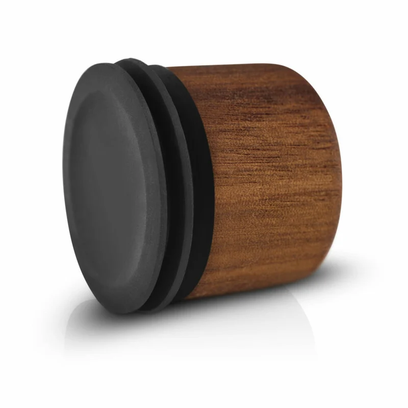 Eva Solo Cocktail-Shaker Liquid Lounge, Edelstahl, Holz, Brushed Steel, 0.69 L, 822016