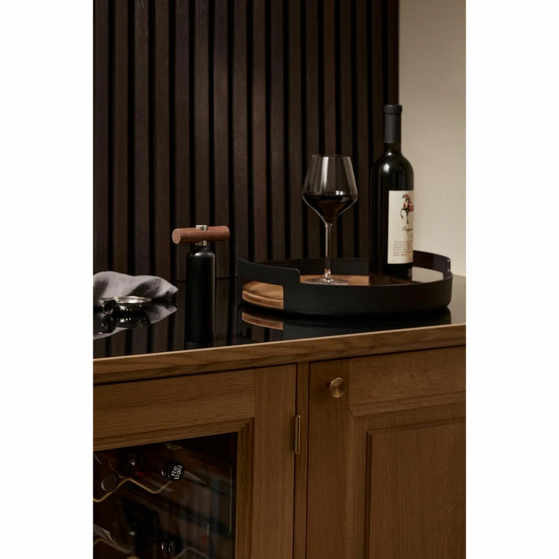 Eva Solo Korkenzieher Liquid Lounge, Edelstahl, Holz, Kunststoff, Black, 9 cm, 822018