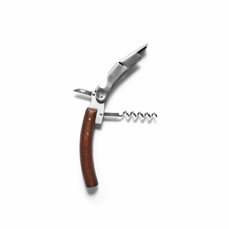 Eva Solo Kellnerkorkenzieher Liquid Lounge, Flaschenöffner, Edelstahl, Brushed Steel, 13 cm, 822019