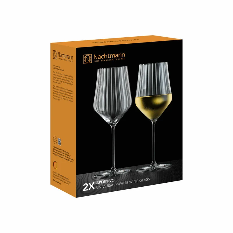 Nachtmann Aperitivo Universalglas, 2er Set, Weinglas, Longdrinkglas, Spritzglas, Kristallglas, 490 ml, 105729