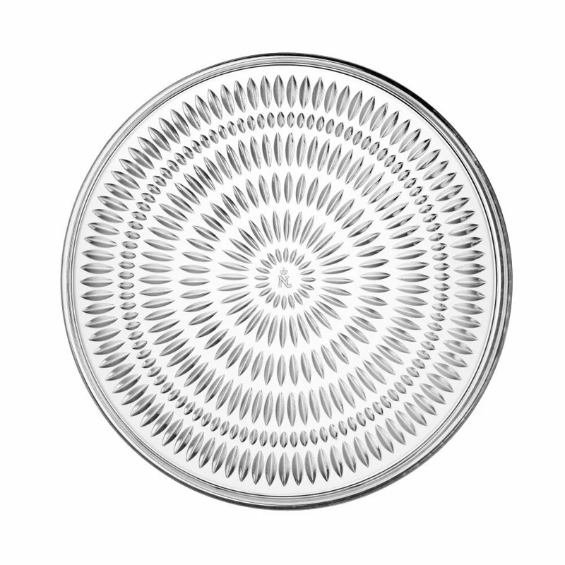 Nachtmann Ethno Teller, 2er Set, Servierteller, Dessertteller, Vorspeisenteller, Kristallglas, Ø 22 cm, 105767