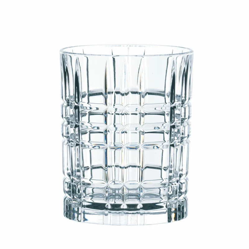 Nachtmann Highland Square Becher Set, 12-tlg., Tumbler, Longdrinkglas, Trinkglas, Kristallglas, 101754