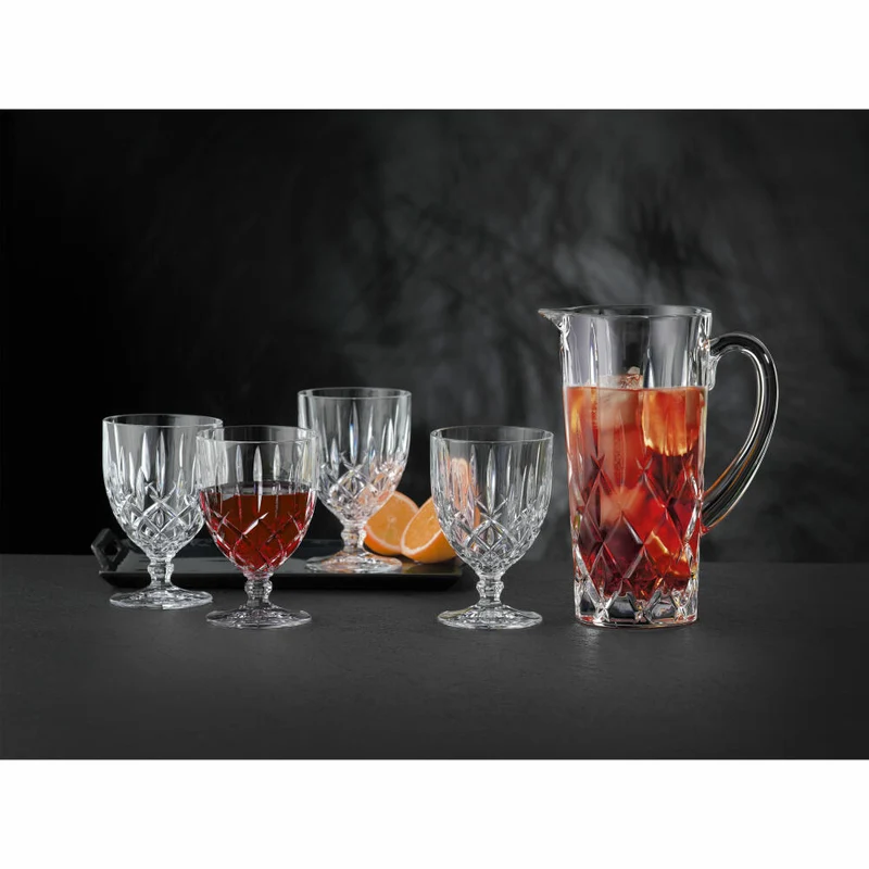 Nachtmann Noblesse Krug Set, 5-tlg., Kelchgläser, Kelchglas, Trinkglas, 102387