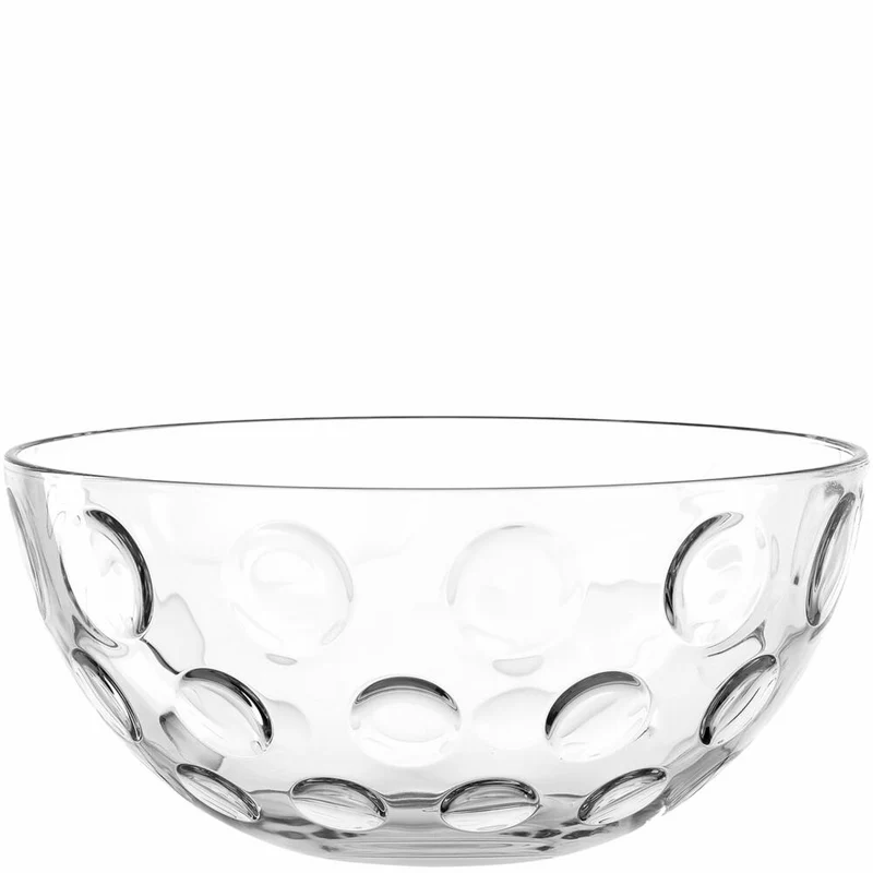 Leonardo Schale Cucina Optic, Schüssel, Salatschale, Servierschale, Glas, Ø 28 cm, 066343