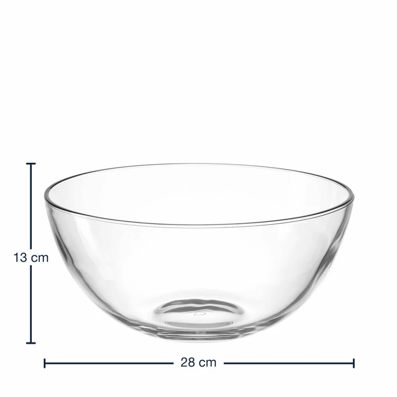 Leonardo Schale Cucina, Schüssel, Salatschale, Servierschale, Glas, Ø 28 cm, 066344
