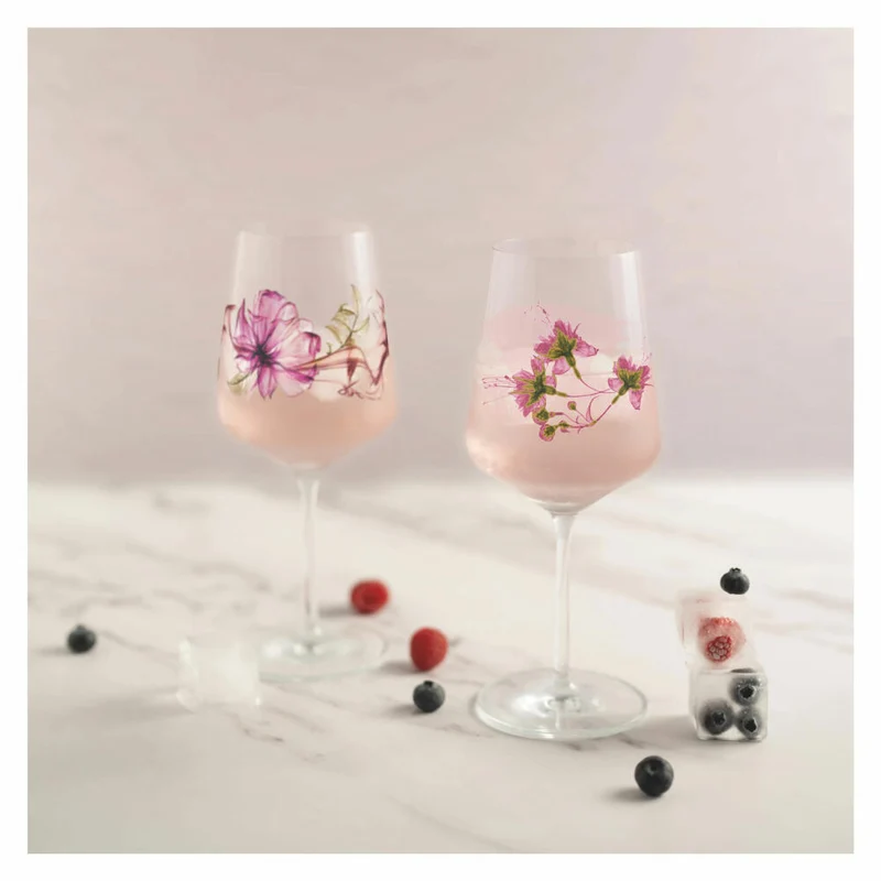 Ritzenhoff Aperitifglas 2er-Set Sommersonett 004, Doro von Rüden, Sonja Eikler, Kristallglas, 544 ml, 3461004