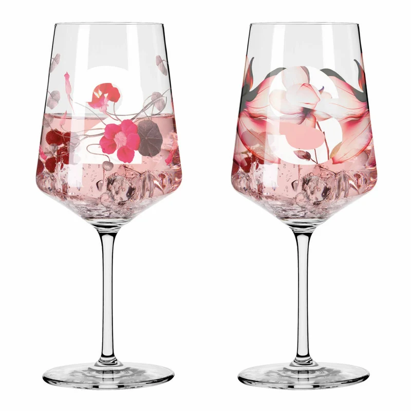 Ritzenhoff Aperol-Glas Sommersonett Sprizz 2er-Set 002, Aperitifglas, Xavier Esclusa Trias, Kristallglas, 544 ml, 3461002
