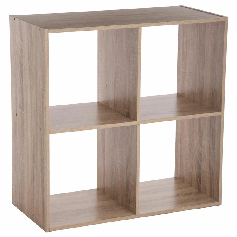 5five Simply Smart Regal Mix N Modul 2x2 Eiche-Optik, Holzspahn, Beige, 67.5 x 67.5 cm, 138908