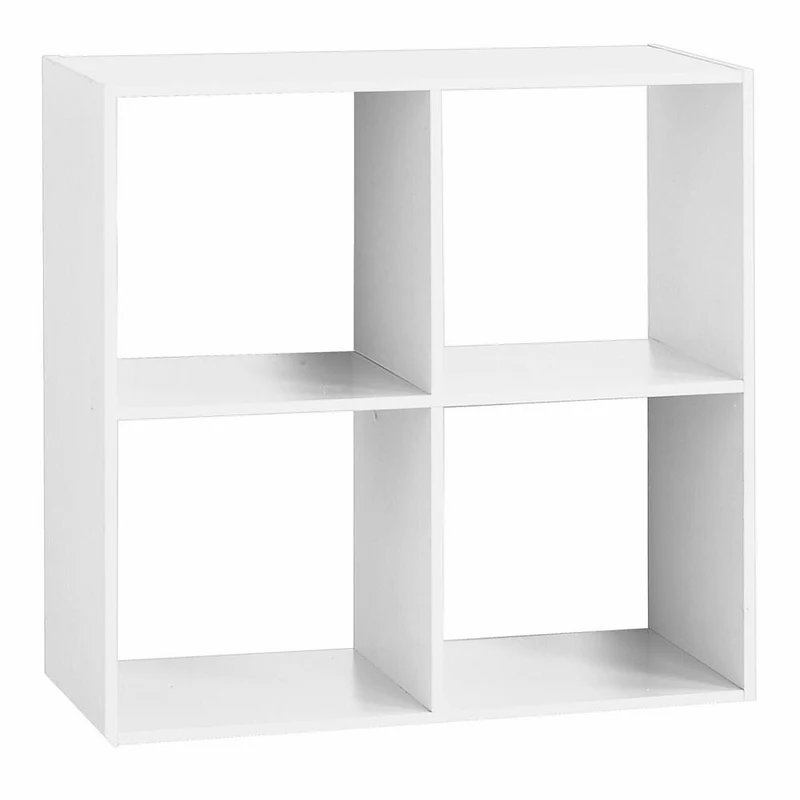 5five Simply Smart Regal Mix N Modul 2x2, Holzspahn, Weiß, 67.5 x 67.5 cm, 138908C