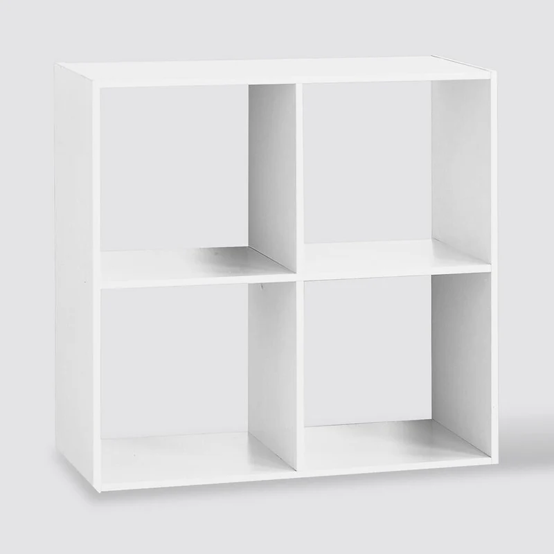 5five Simply Smart Regal Mix N Modul 2x2, Holzspahn, Weiß, 67.5 x 67.5 cm, 138908C