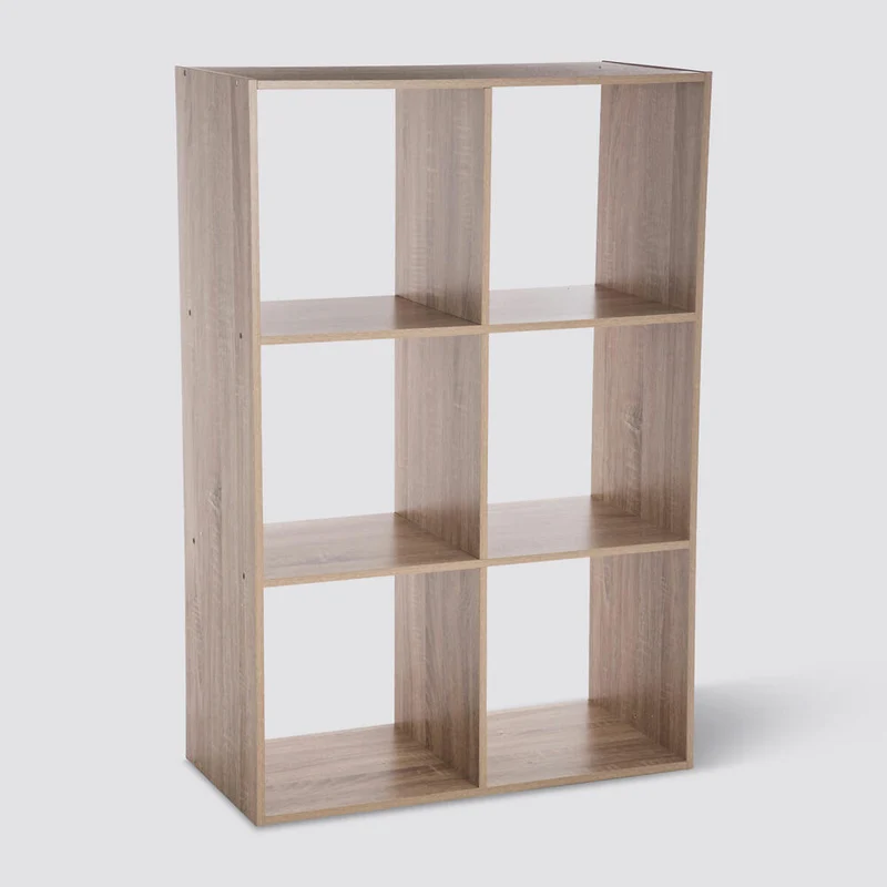 5five Simply Smart Regal Mix N Modul 2x3 Naturholz-Optik, Holzspahn, Beige, 100.5 x 67.5 cm, 138909