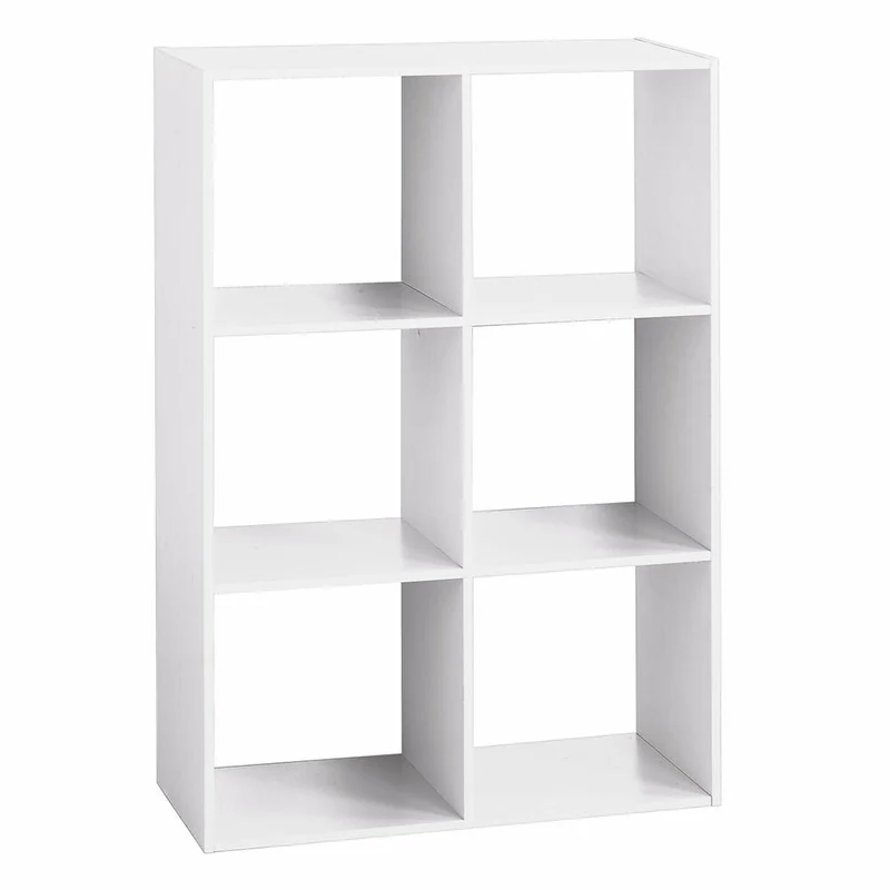 5five Simply Smart Regal Mix N Modul 2x3, Holzspahn, Weiß, 100.5 x 67.5 cm, 138909C