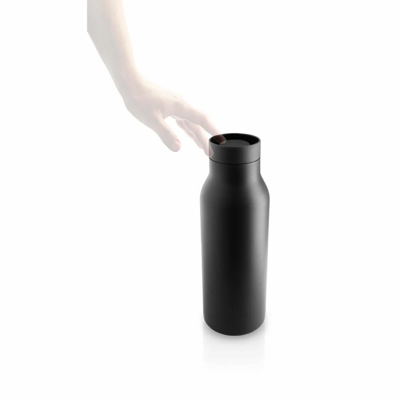 Eva Solo Isolierflasche Urban, Edelstahl, Kunststoff, Black, 500 ml, 575010