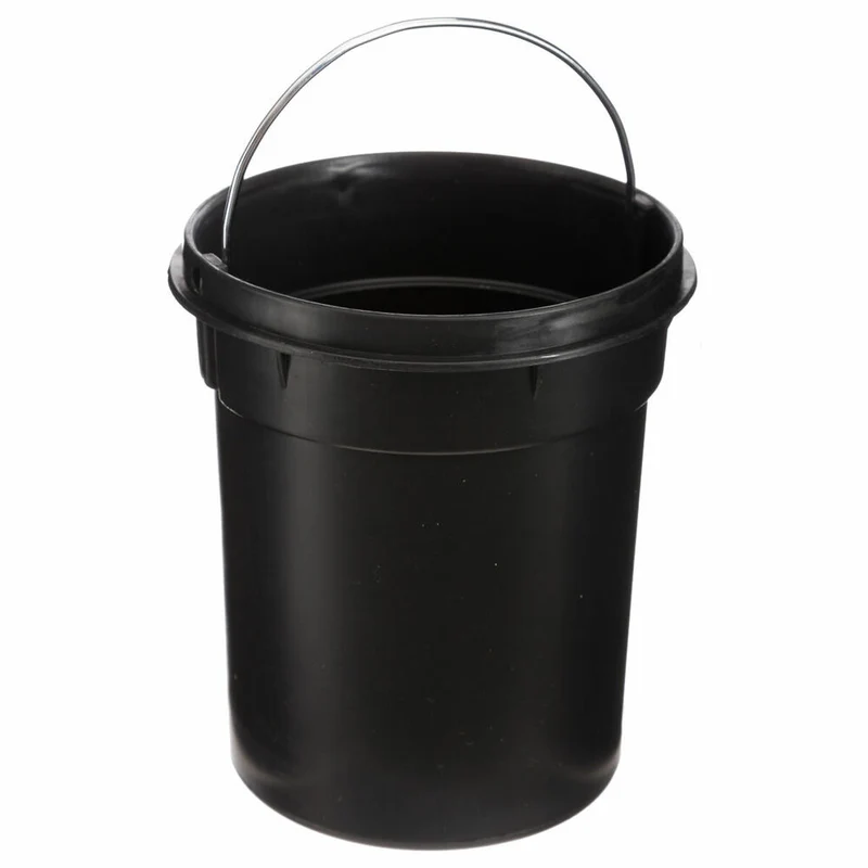 5five Simply Smart Abfalleimer Natureo, Kosmetikeimer, Metall, Bambus, Kunststoff, Weiß, 3 Liter, 140801
