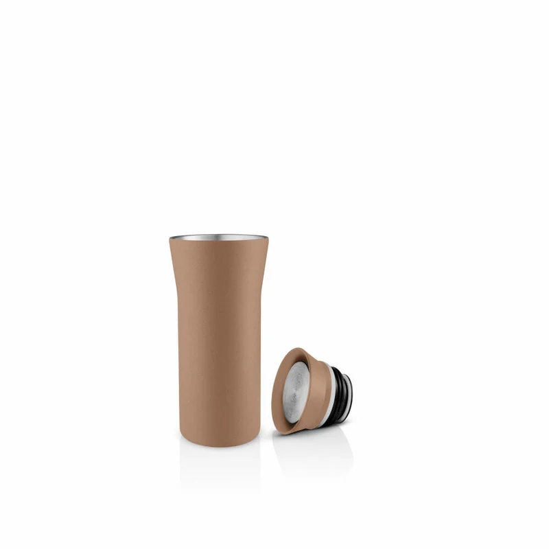 Eva Solo Isolierbecher City To Go Cup, Edelstahl, Kunststoff, Mocca, 350 ml, 567033