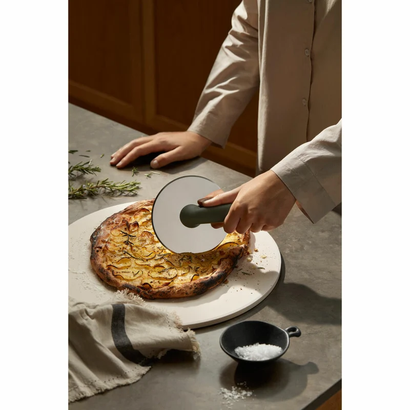 Eva Solo Pizzaschneider Green Tools, Pizzarad, Edelstahl, Kunststoff, Green, 14 cm, 531547