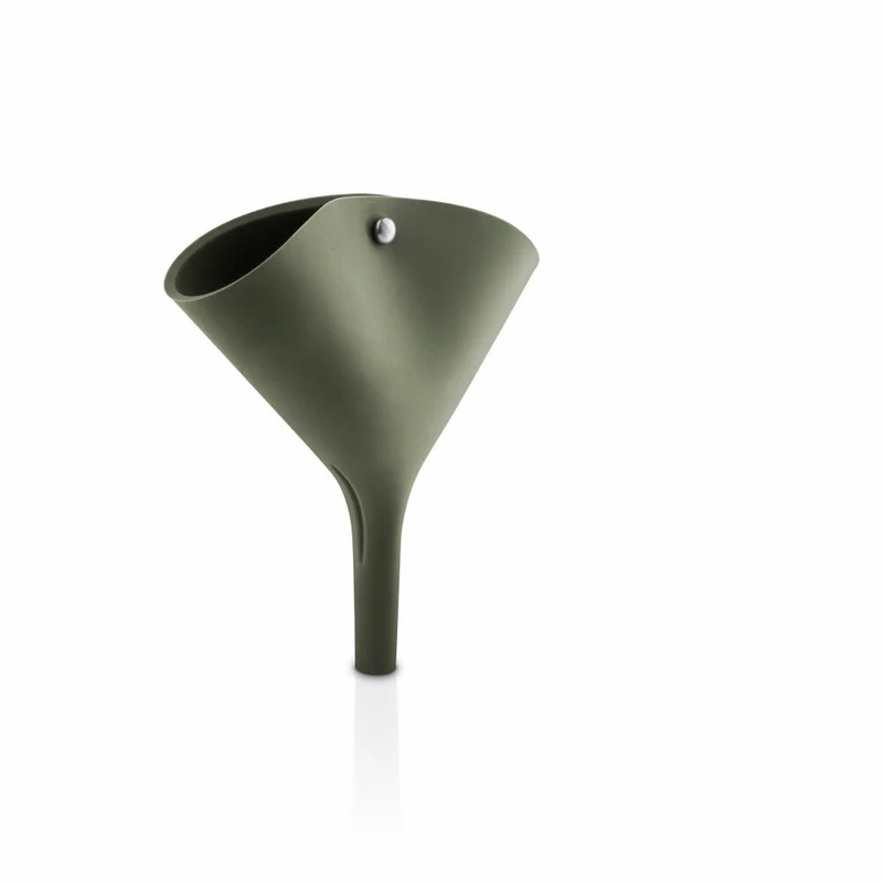 Eva Solo Falttrichter Green Tools, Trichter, Edelstahl, Silikon, Green, 14 cm, 531549