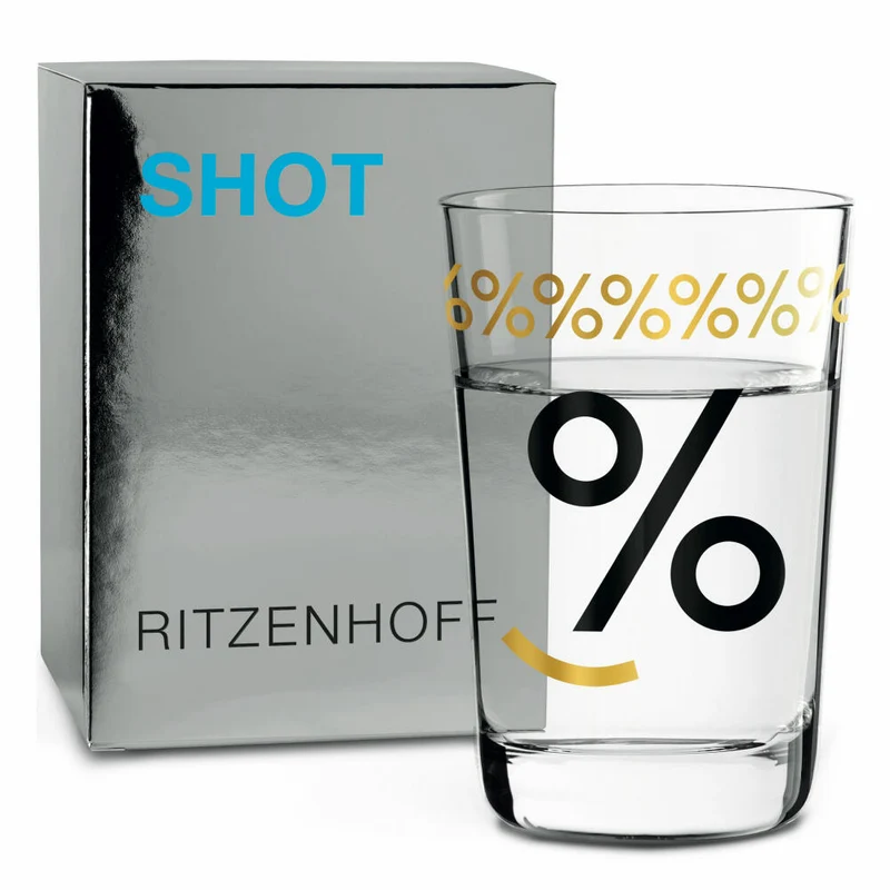 Ritzenhoff Next Shot Schnapsglas, Pinnchen, Stamper, Schnaps Glas, C. van Ommen, Herbst 2018, Kristallglas, 40 ml, 3560014