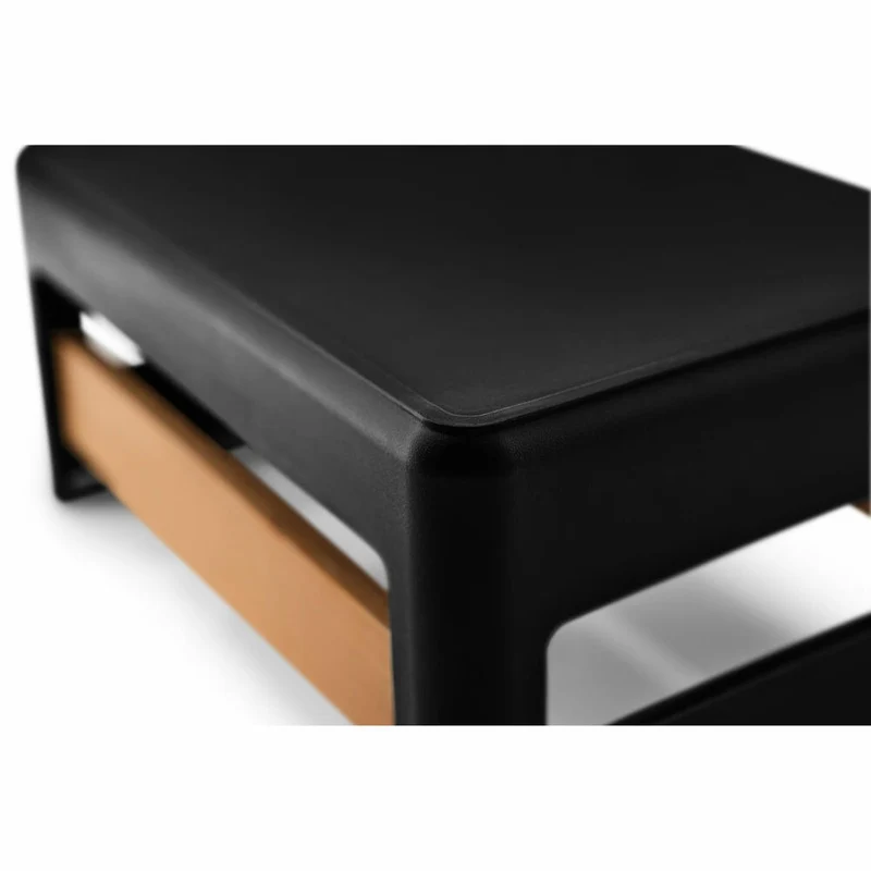 Eva Solo Aufbewahrungskiste Nordic Kitchen, Bambus, Kunststoff, Black, 26 x 18 cm, 520445