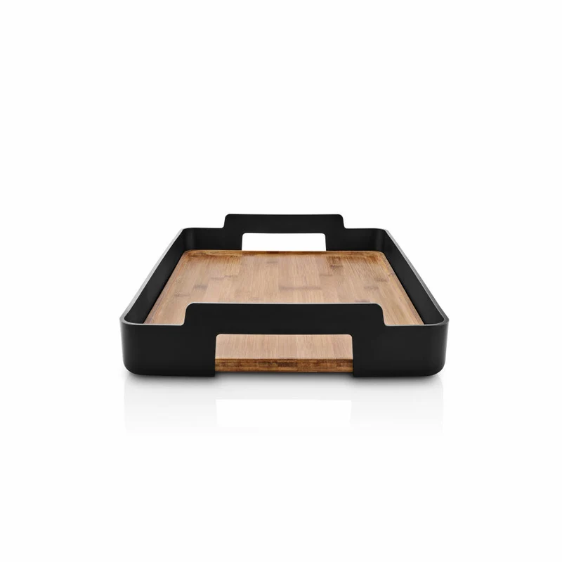 Eva Solo Tablett Nordic Kitchen, Serviertablett, Bambus, Kunststoff, Black, 35 x 50 cm, 520446
