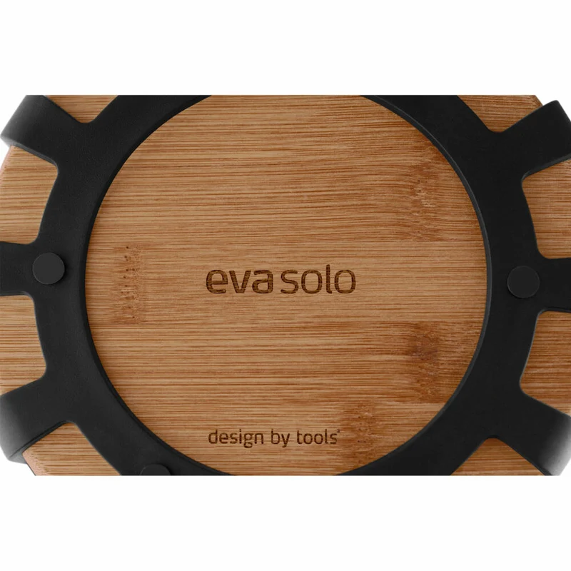 Eva Solo Brotkorb Nordic Kitchen, Bambus, Kunststoff, Black, 21.5 cm, 520447