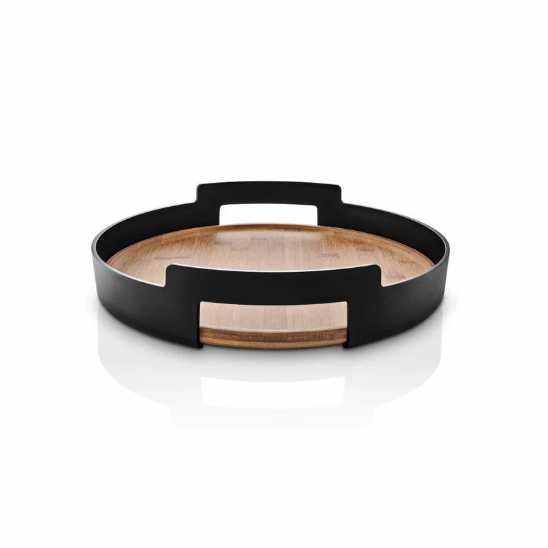 Eva Solo Serviertablett Nordic Kitchen, Bambus, Kunststoff, Black, 35 cm, 520449