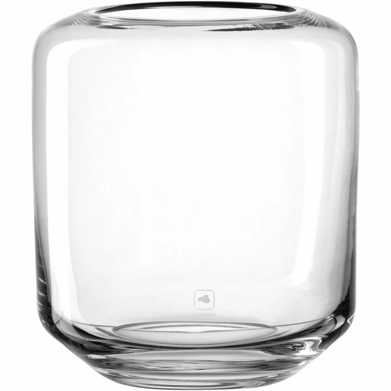 Leonardo Windlicht Milano, Kerzenständer, Kerzenhalter, Kalk-Natron-Glas, H 18 cm, 034155