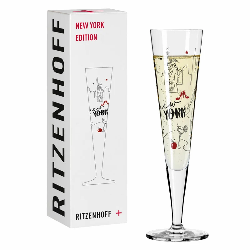 Ritzenhoff Champusglas New York Edition, Kristallglas, 205 ml, R-1072007