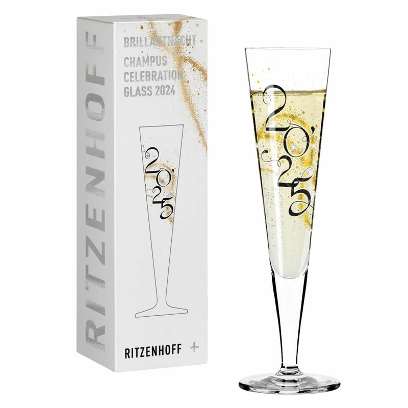 Ritzenhoff Champusglas Brillantnacht, Kristallglas, 210 ml, R-1079015