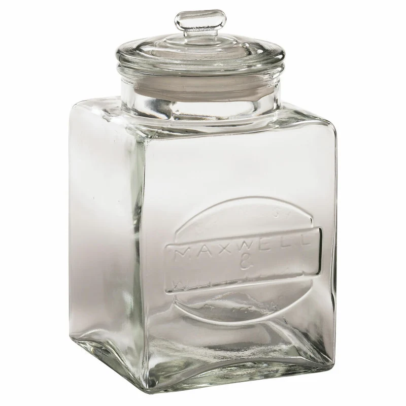 Maxwell & Williams Olde English Vorratsdose Breit, Glasdose, Aufbewahrungsdose, Dose, 2500 ml, ZY2054