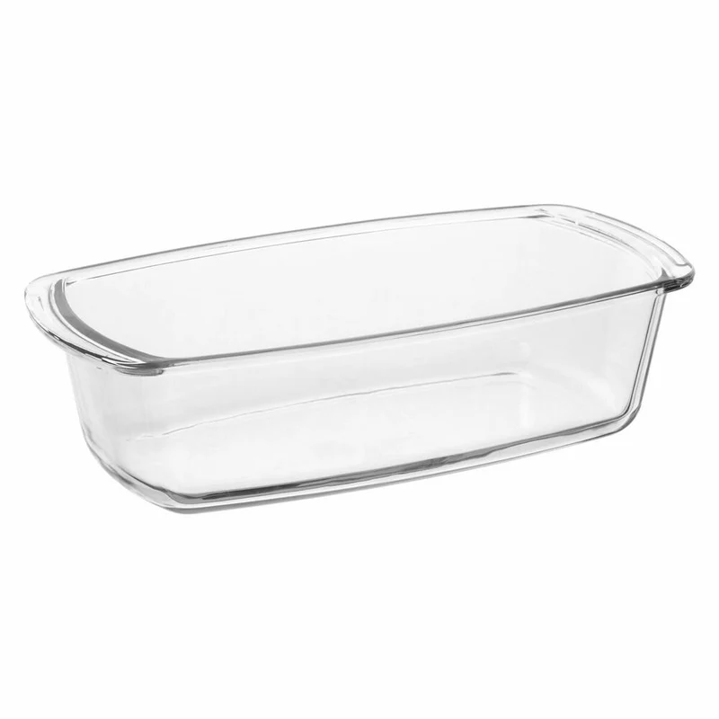 5five Simply Smart Backform KeepEat mit Deckel, Ofenform, Borosilikatglas, PP-Kunststoff, Transparent, Grau, 27 x 14 cm, 151117
