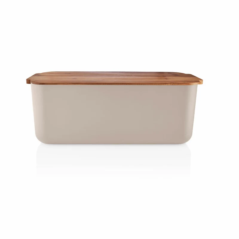 Eva Solo Brotkasten, Brotkorb, Bambus, Kunststoff, Sand, 42 x 19 x 15.5 cm, 520454