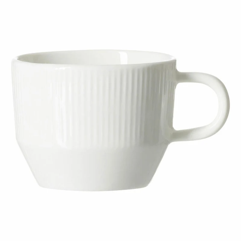 Ritzenhoff & Breker Kelly Kaffeetasse, Kaffeebecher, Kaffee Tasse, Becher, Porzellan, Weiß, 225 ml, 428018