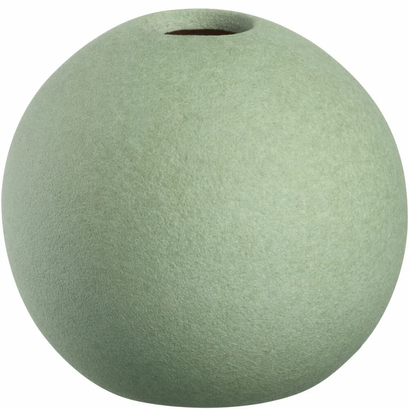 Leonardo Keramikvase Bolla, Vase, Blumenvase, Dekovase, Keramik, Grün, H 7 cm, 026816