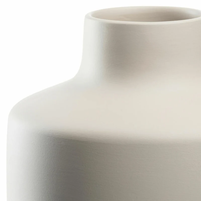 Leonardo Keramikvase Milano, Vase, Blumenvase, Dekovase, Keramik, Creme, H 21.5 cm, 026820