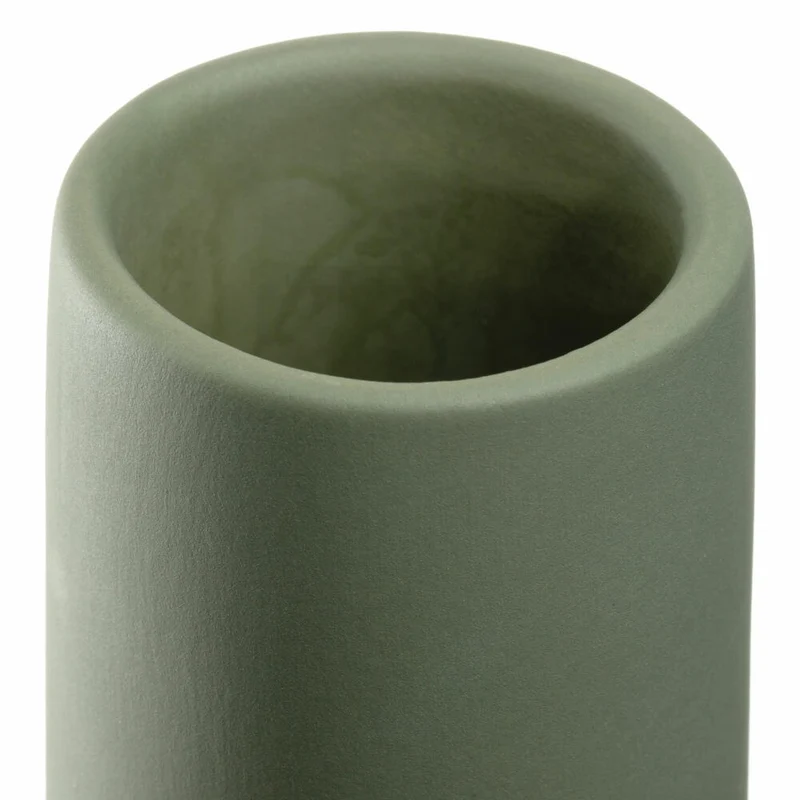 Leonardo Keramikvase Milano, Vase, Blumenvase, Dekovase, Keramik, Grün, H 40 cm, 026821
