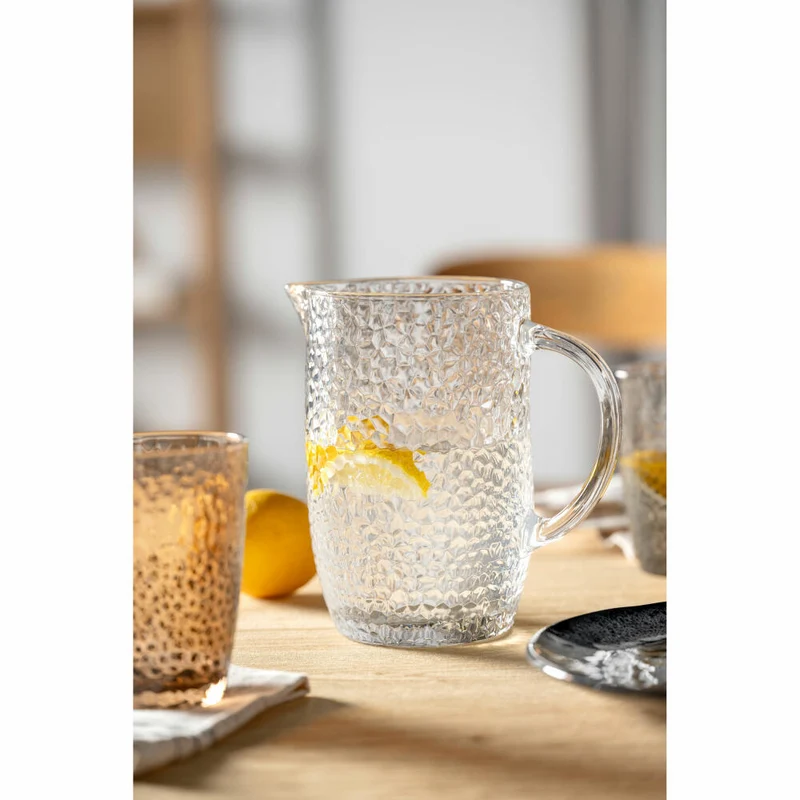 Leonardo Krug Matera, Wasserkrug, Kanne, Glaskrug, Kalk-Natron-Glas, 1 L, 053344