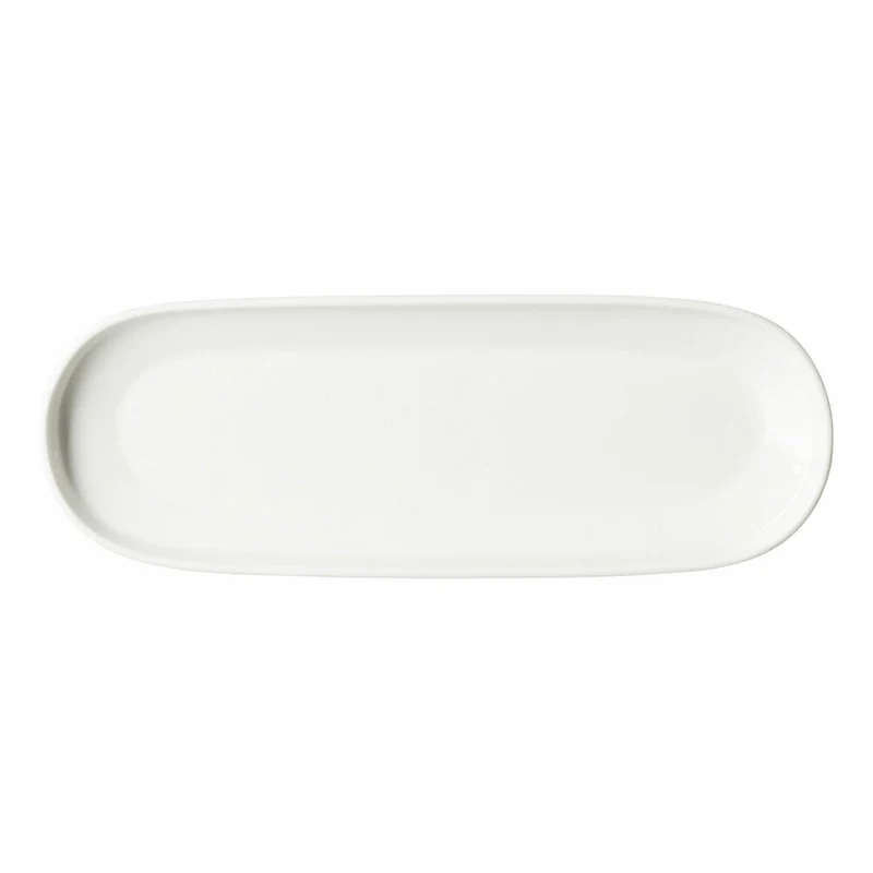 Ritzenhoff & Breker Kelly Platte, Servierplatte, Servierteller, Porzellan, Weiß, 25 x 9 cm, 428094
