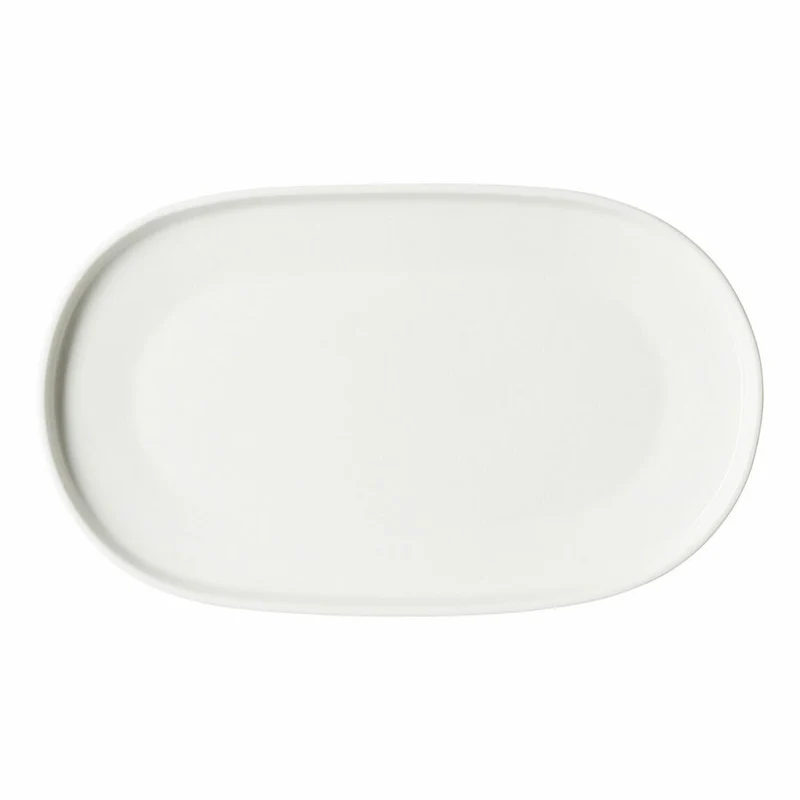 Ritzenhoff & Breker Kelly Platte, Servierplatte, Servierteller, Porzellan, Weiß, 23.5 x 14 cm, 428117