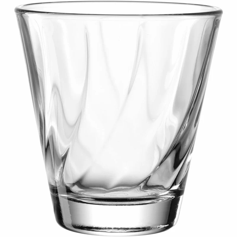 Leonardo Trinkglas Twist, Wasserglas, Saftglas, Kalk-Natron-Glas, 215 ml, 023590