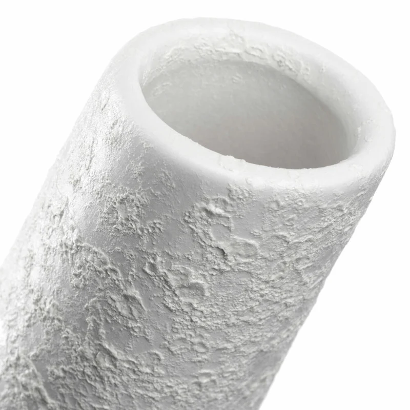 Leonardo Keramikvase Arco, Vase, Dekovase, Blumenvase, Tischvase, Keramik, Weiß, H 40 cm, 059009