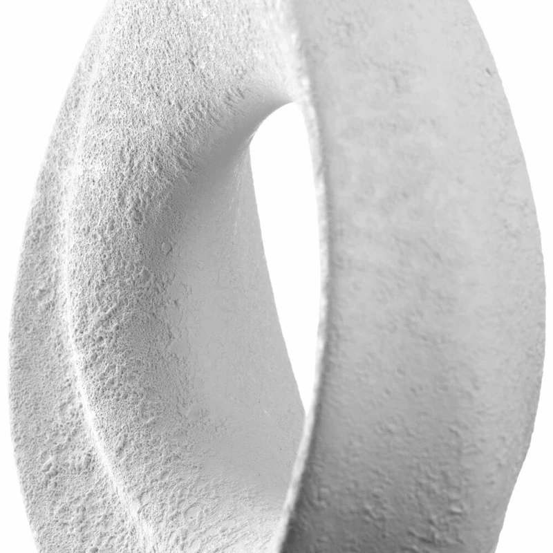 Leonardo Keramikobjekt Oggetto, Dekoobjekt, Dekoration, Wohnaccessoire, Keramik, Weiß, H 17 cm, 059010