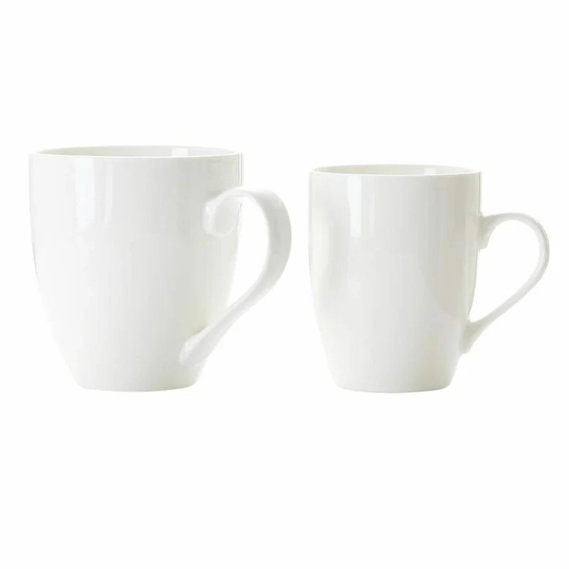 Ritzenhoff & Breker Gusto Jumbo-Tasse, Kaffeetasse, Becher, Porzellan, Weiß, 600 ml, 88762