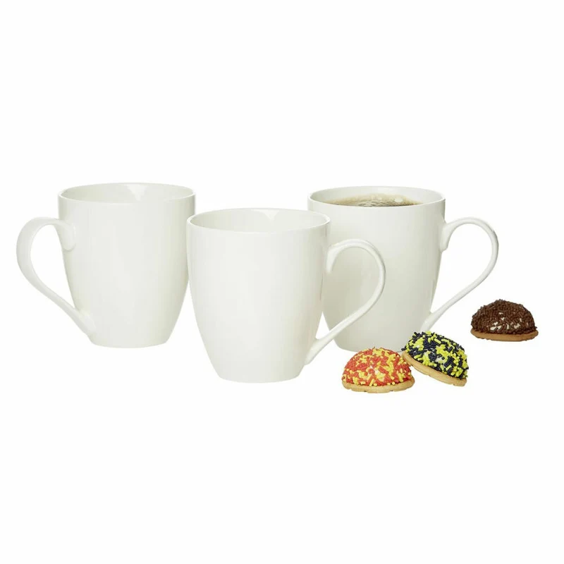 Ritzenhoff & Breker Gusto Jumbo-Tasse, Kaffeetasse, Becher, Porzellan, Weiß, 600 ml, 88762