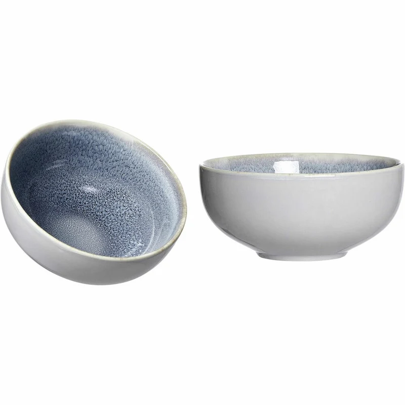 Ritzenhoff & Breker Skagen Schale, Müslischale, Dessertschale, Schüssel, Porzellan, Grau / Stone, Ø 15 cm, 420173