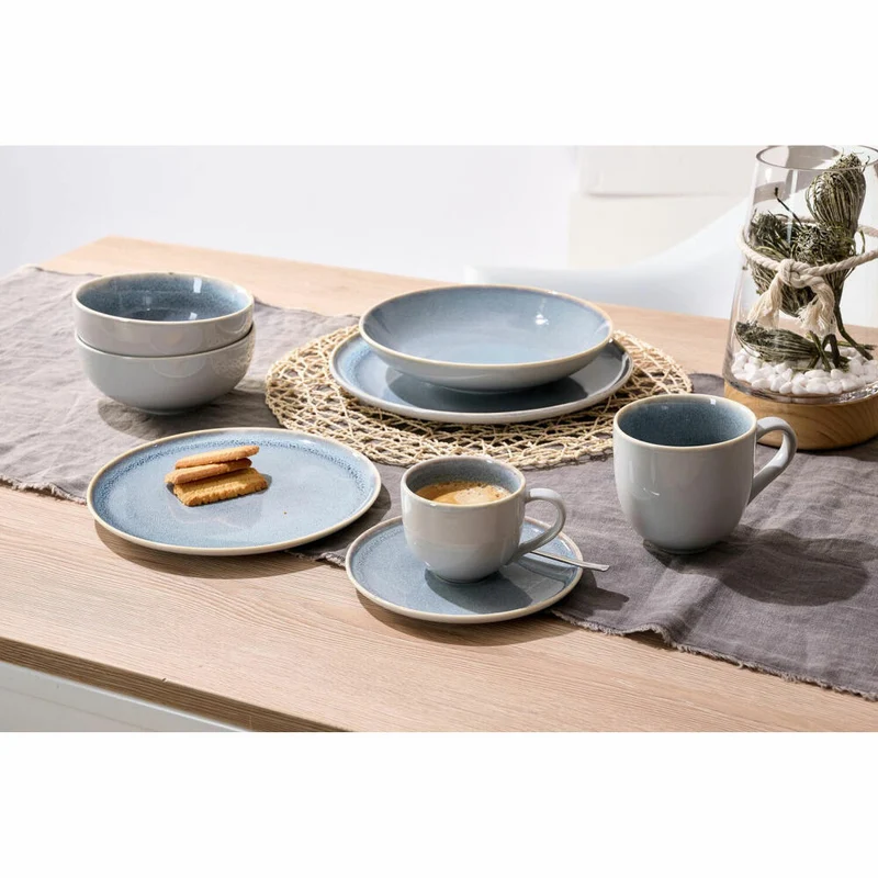 Ritzenhoff & Breker Skagen Untertasse, Unterteller, Untere, Porzellan, Grau / Stone, 420197