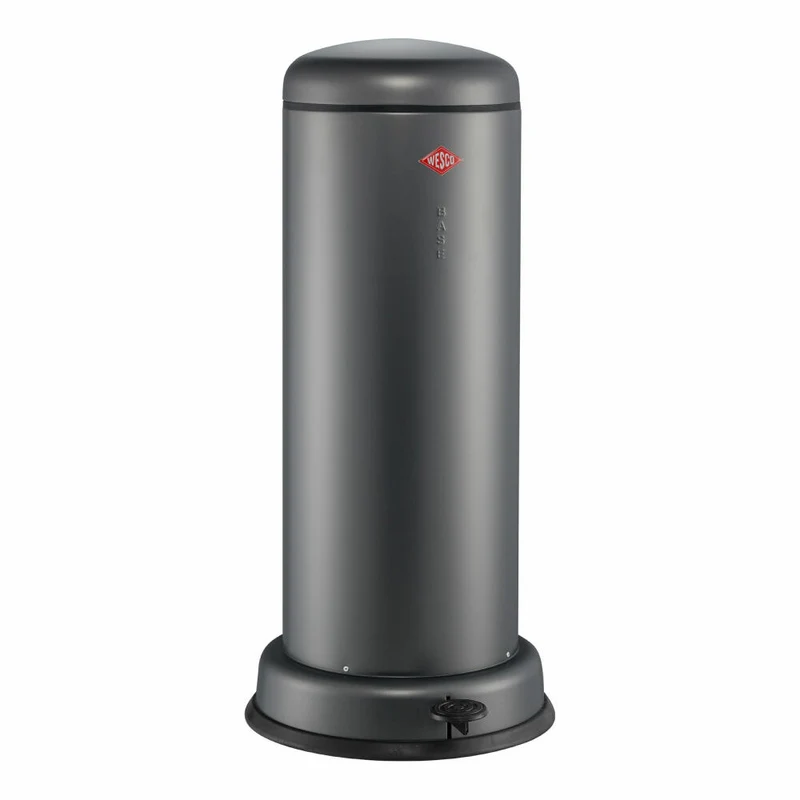 Wesco Baseboy 30 Treteimer, Abfalleimer, Mülleimer, Stahlblech, Graphit Matt, 30 L, 134731-77