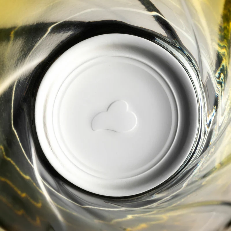 Leonardo Trinkglas Twist, Wasserglas, Saftglas, Kalk-Natron-Glas, Gelb, 215 ml, 046966