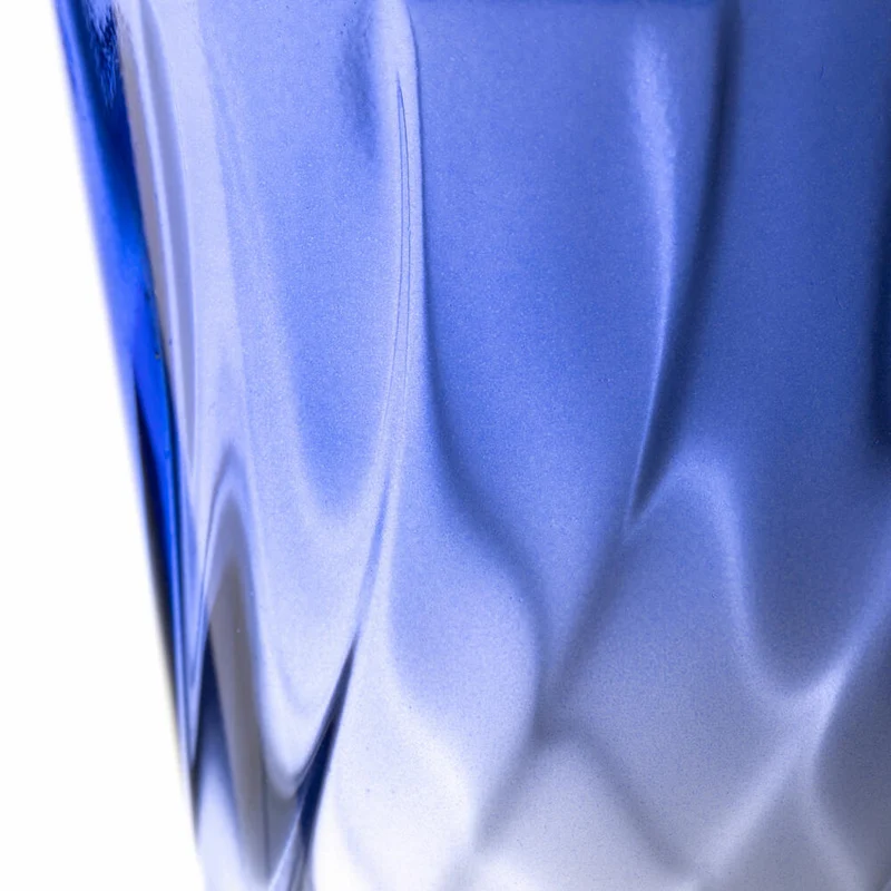 Leonardo Trinkglas Twist, Wasserglas, Saftglas, Kalk-Natron-Glas, Blau, 215 ml, 046967